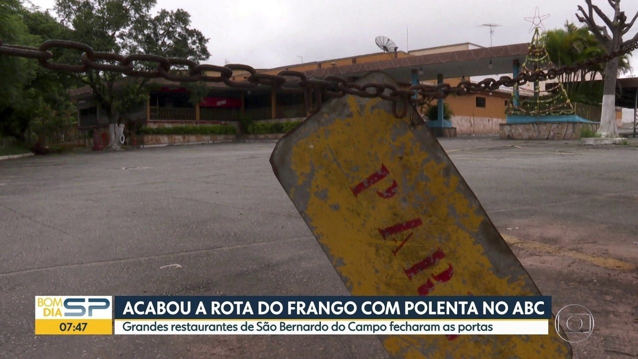 Bom Dia SP | Tradicional rota do "Frango com Polenta" acaba em São Bernardo do Campo | Globoplay