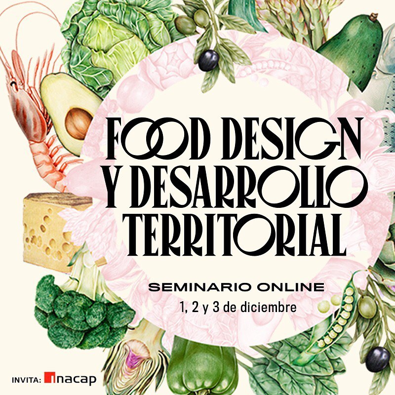 RedLaFD on Instagram: “Invitados todos al Seminario Online de Food Design y Desarrollo Territorial, que se llevará a cabo el 1,2 y 3 de diciembre.   Contaremos…”