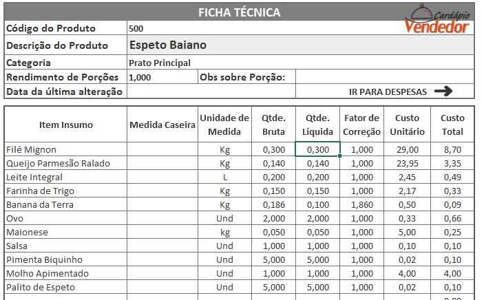 Guia Passo a Passo de Como Montar uma Ficha Técnica para Restaurante