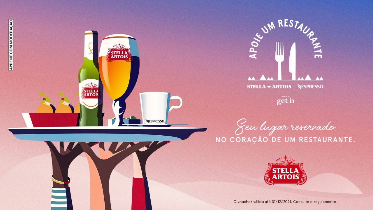 Apoie um restaurante: Movimento de Stella Artois está de volta para ajudar estabelecimentos afetados pela crise - Abrasel