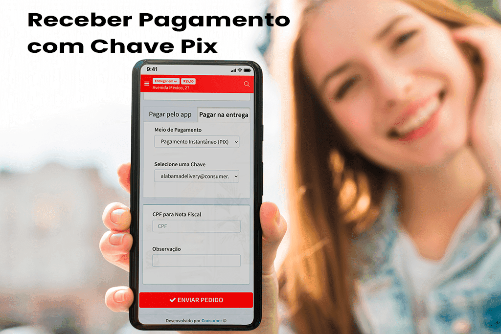 Como Receber Pagamento com Chave Pix no Delivery MenuDino?