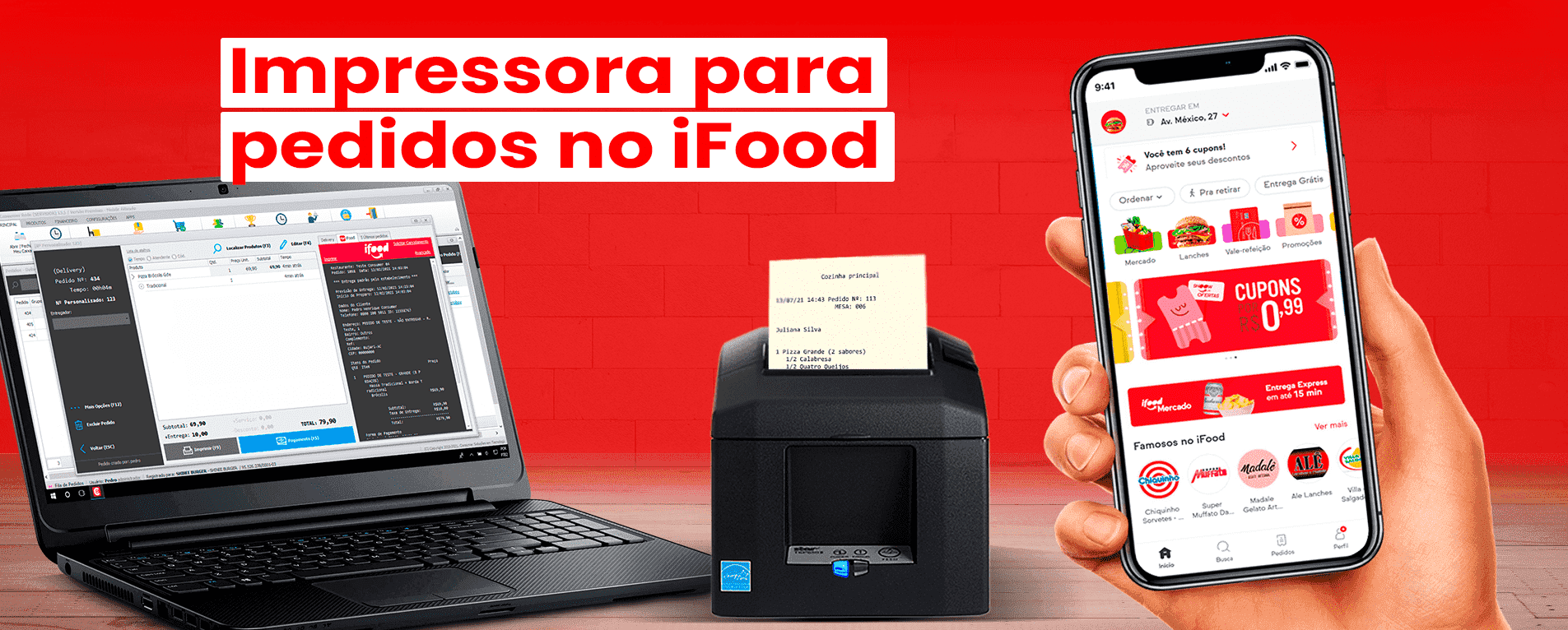 Impressoras para pedidos no iFood. Quais as melhores?