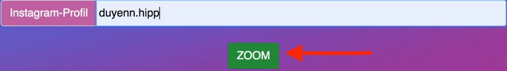 InstaZoom - Instagram Profilbild vergrößern